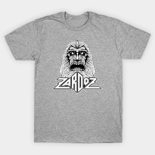 Zardoz Head (Alt Print) T-Shirt by Miskatonic Designs